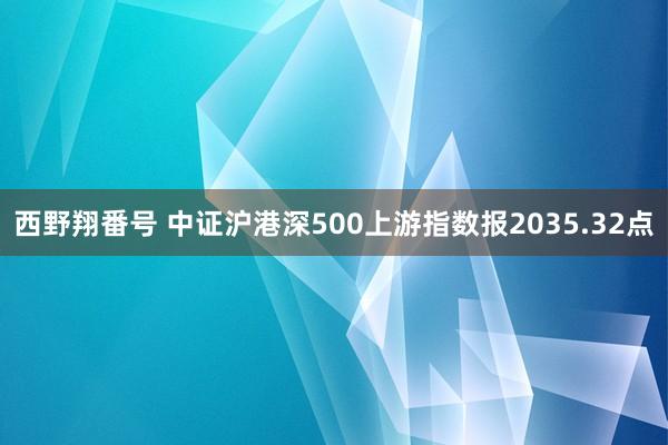 西野翔番号 中证沪港深500上游指数报2035.32点