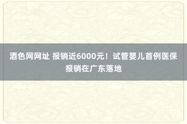 酒色网网址 报销近6000元！试管婴儿首例医保报销在广东落地